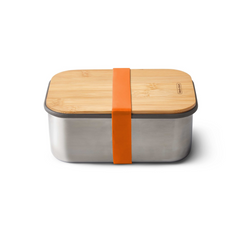 Black+Blum Lunchbox - Edelstahl Sandwich Box Gross Orange