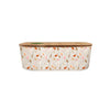 Chic.Mic Bioloco Plant Lunchbox Oval - Dried Flower Pattern