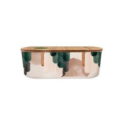 Chic.Mic Lunch Box - Bioloco Plant Lunchbox Oval Abstract Earth