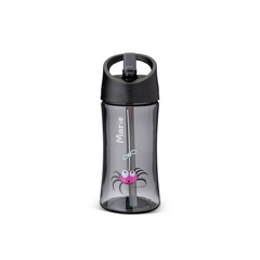 Personalisierte Wasserflasche für Kinder - Carl Oscar Trinkflasche Kids 0.35l Grau