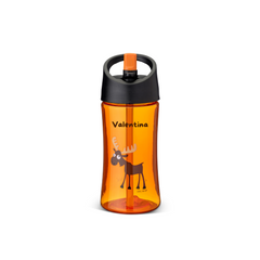 Personalisierte Wasserflasche für Kinder - Carl Oscar Trinkflasche Kids 0.35l Orange