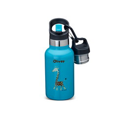 Personalisierte Trinkflasche für Kinder - Carl Oscar Tempflask 0.35l Türkis