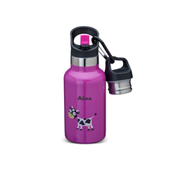 Personalisierte Trinkflasche für Kinder - Carl Oscar Tempflask 0.35l Violett