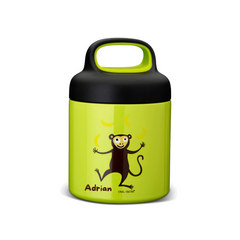 Personalisierte Lunchbox für Kinder - Carl Oscar Temp LunchJar 0.3l Lime