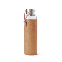Black+Blum Wasserflasche - Glas Braun (Kork)