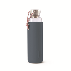 Black+Blum Wasserflasche - Glas Anthrazit