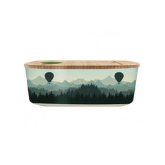 Chic.Mic Lunch Box - Bioloco Plant Lunchbox Oval Air Balloon Valley