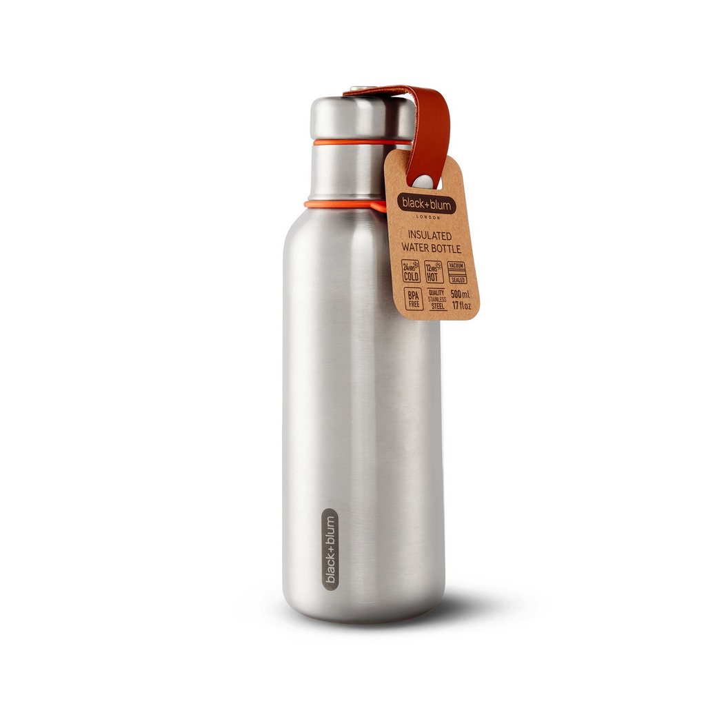 Black+Blum Trinkflasche - Isolierte Wasserflasche Orange - 3