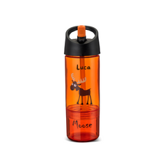 Carl Oscar Kinder Wasserflasche 2 in 1 - 0.3 + 0.15l Orange