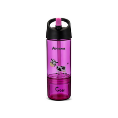 Carl Oscar Kinder Wasserflasche 2 in 1 - 0.3 + 0.15l Violett