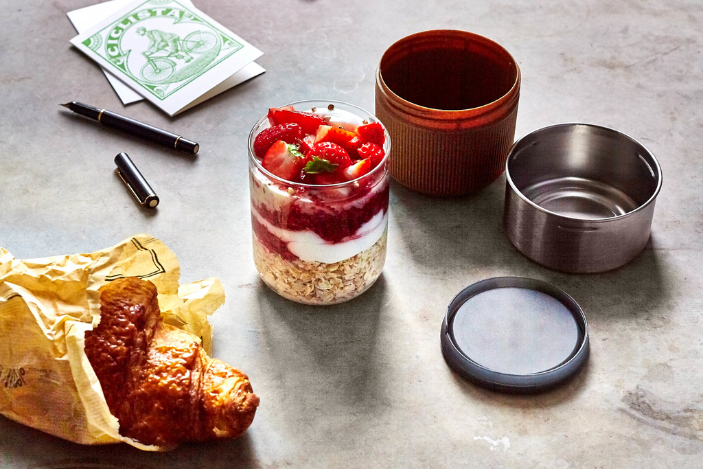 Black+Blum Glas Lunchpot Klein - Mandel - 4