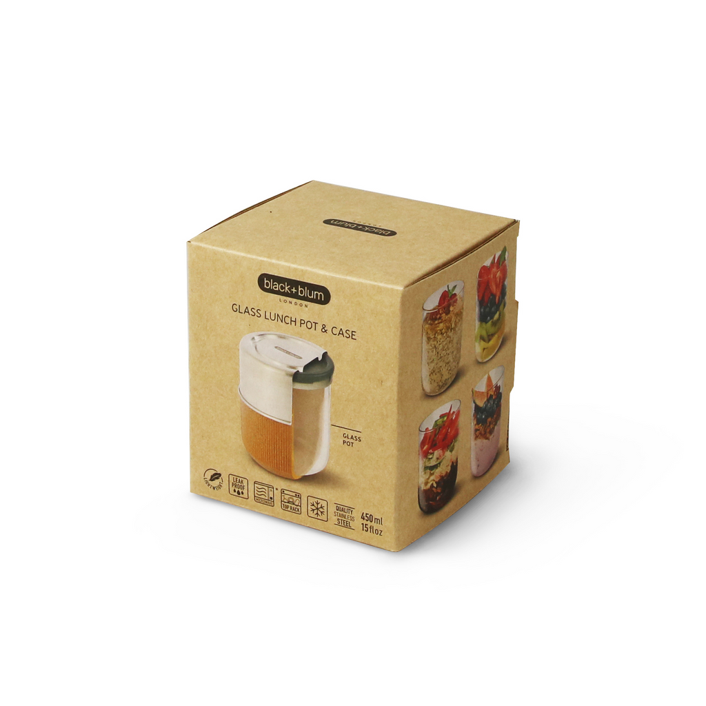 Black+Blum Glas Lunchpot Klein - Mandel - 5